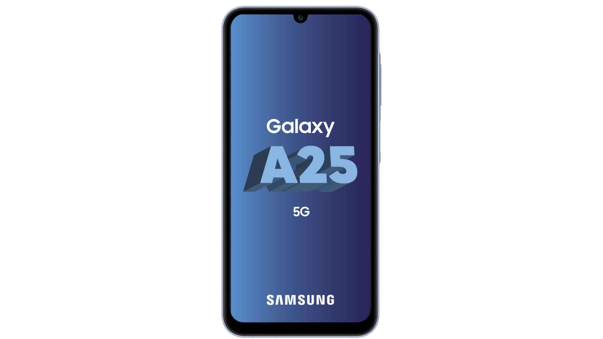 Le Samsung Galaxy A25, dévoilé il y a quelques jours par Samsung France. 