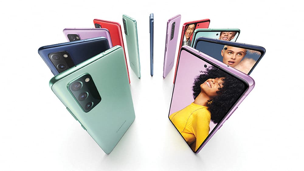La Fan Edition du Galaxy S20 est proposée en plusieurs coloris 