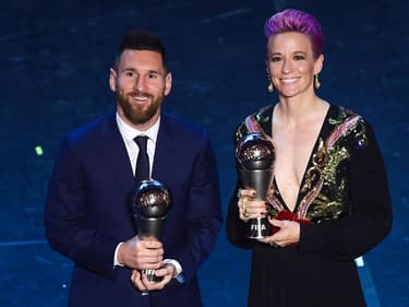 Messi et Rapinoe meilleur joueur et meilleure joueuse FIFA The Best