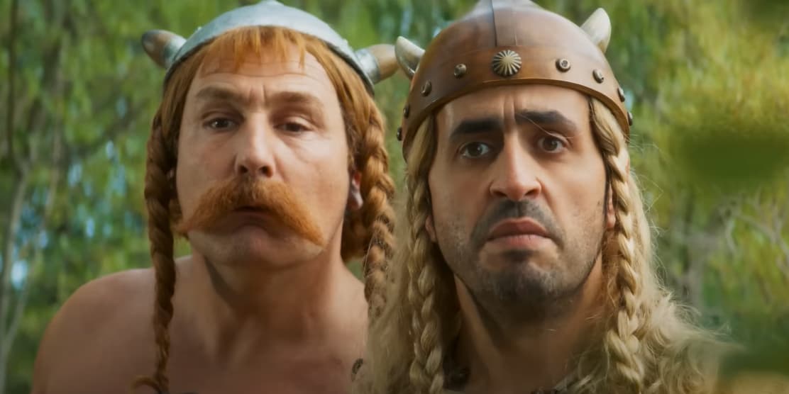 Gilles Lellouche et Jonathan Cohen dans ''Astérix & Obélix : L'Empire du Milieu'', disponible en VOD chez SFR.