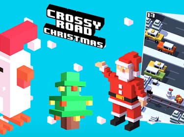 Crossy Road Christmas : aidez le Père Noël à trouver sa route