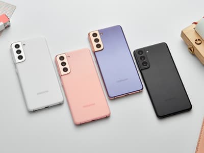Samsung cartonne avec son Galaxy S21