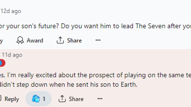Ses attentes pour la réussite de son fils semblent aussi élevées que les siennes, pas plus.