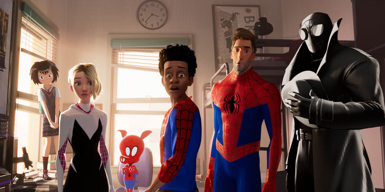 "Bonjour, c'est ici pour la réunion des Spider-Man"