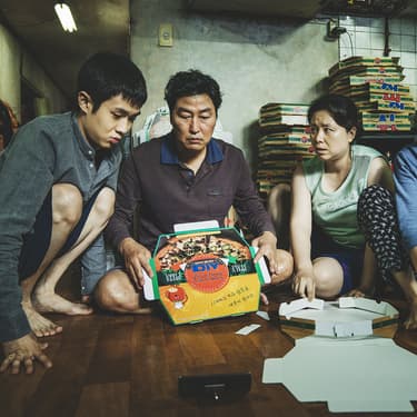 Parasite de Bong Joon-Ho, film ayant remporté la Palme d’or du Festival de Cannes 2019.