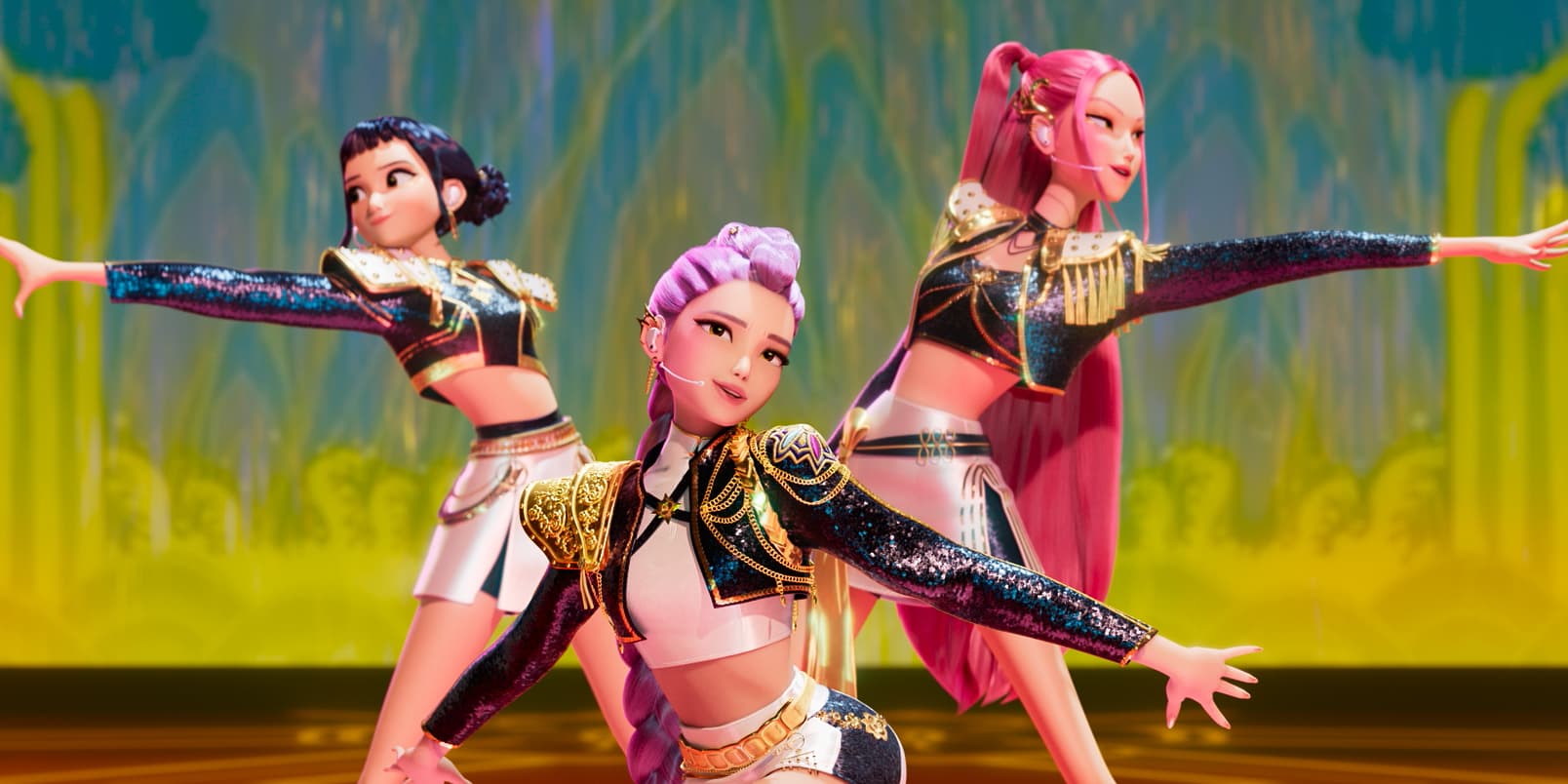 Costume Démon Hunters Pour Fille - Tenue Cosplay Inspirée Du Film D’animation Pour Halloween Et Fêtes