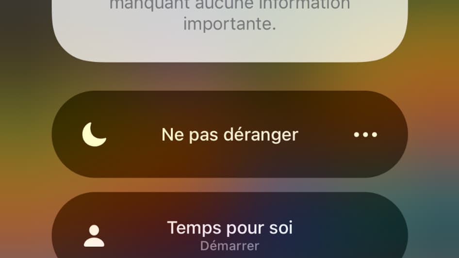 iOS 15 propose plusieurs modes s'adaptant aux différents moments de la journée iOS 15 propose plusieurs modes s'adaptant aux différents moments de la journée