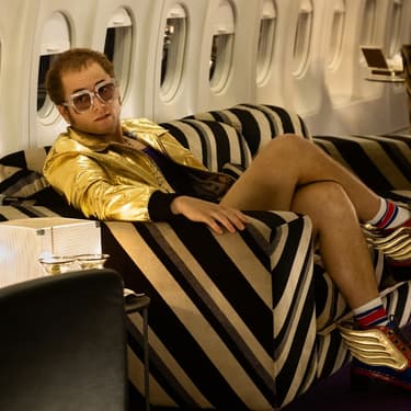 Taron Egerton dans le rôle d’Elton John, dans le film Rocketman de Dexter Fletcher, qui sera présenté hors compétition lors du Festival de Cannes 2019.