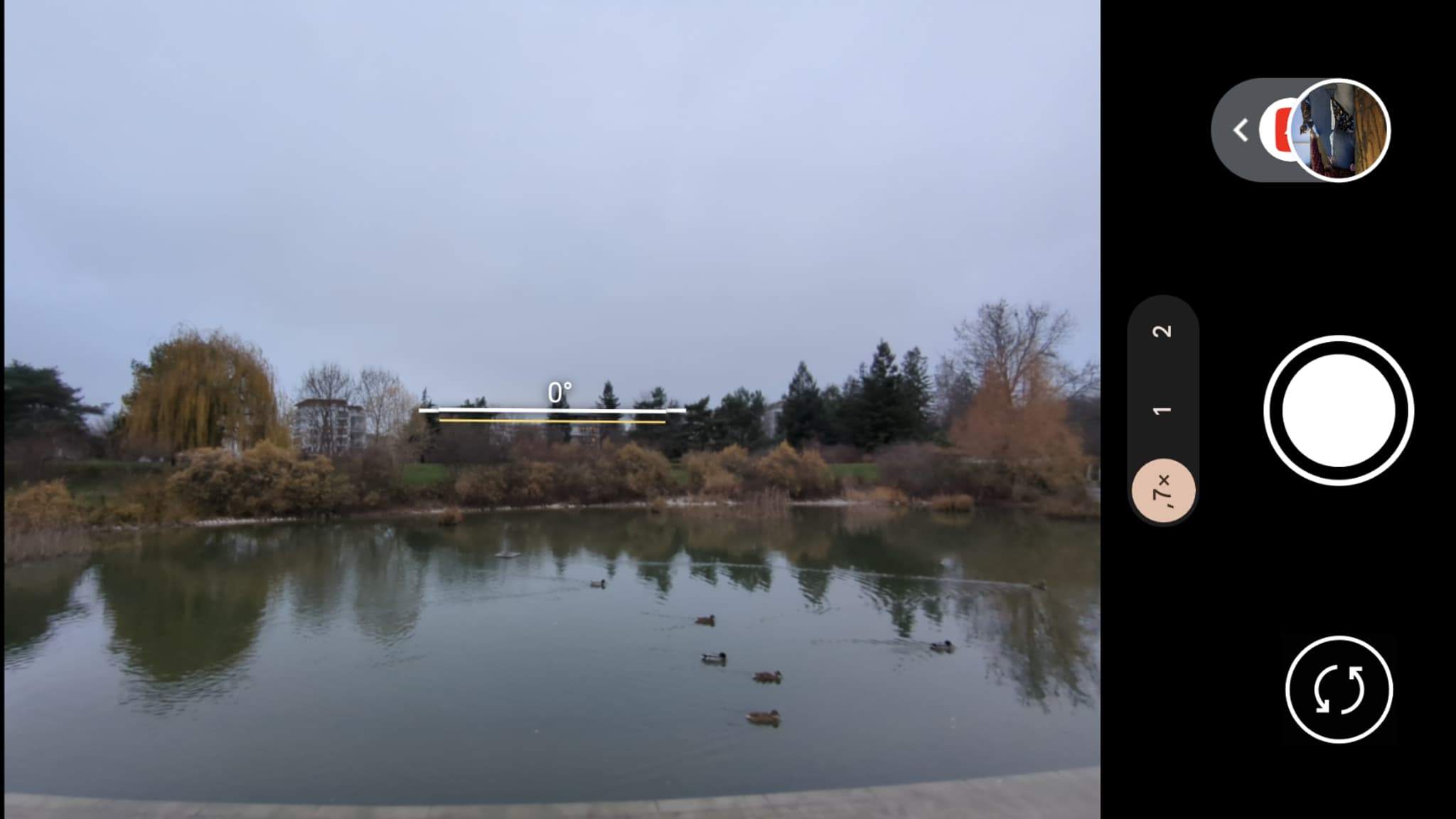 Le niveau sur le Google Pixel 6 permet de mieux appréhender son cadre Le niveau sur le Google Pixel 6 permet de mieux appréhender son cadre