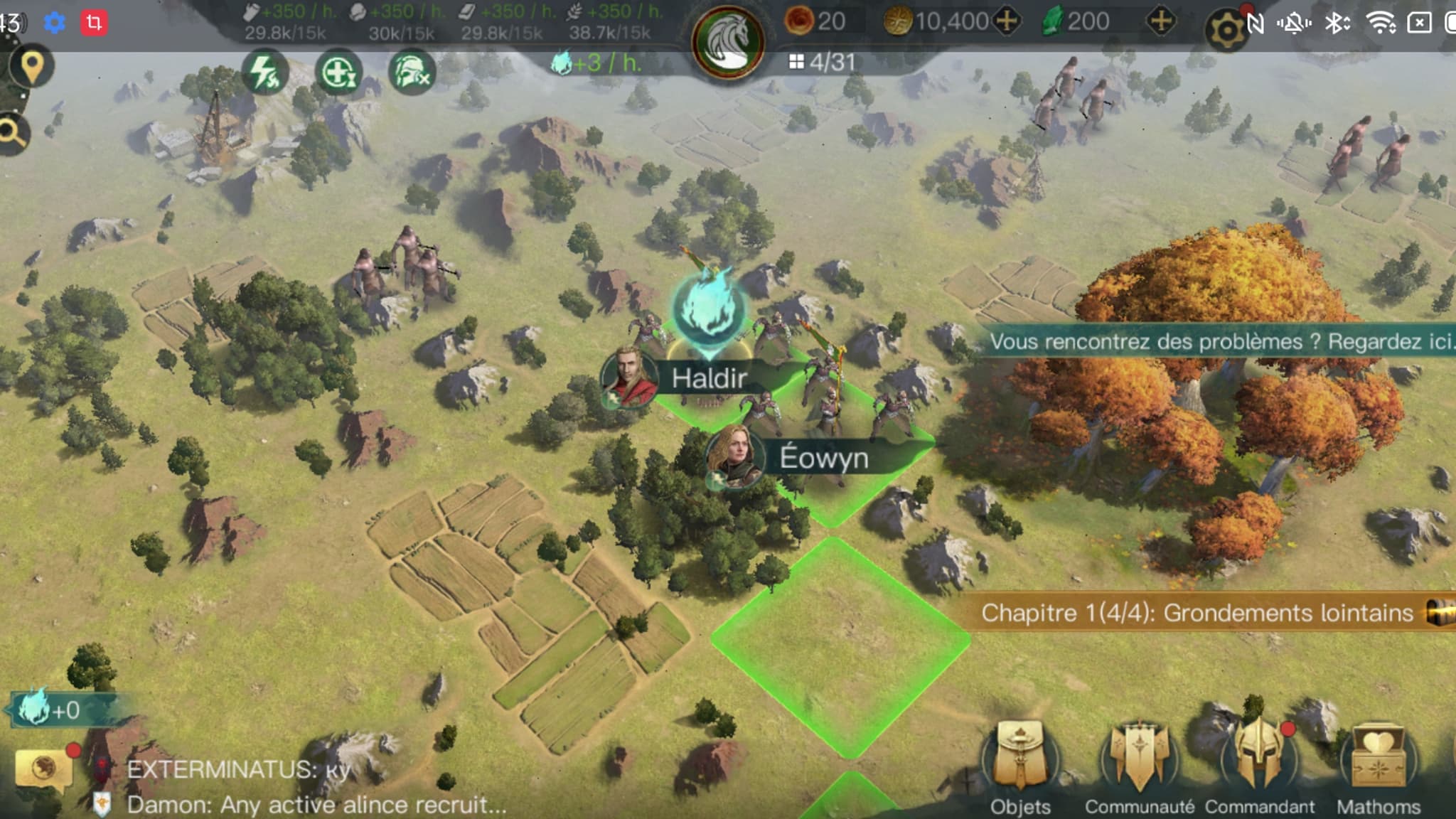 Un jeu exigeant comme Lords of the Rings : Rise to War tourne très facilement sur le OPPO Reno6 Pro (capture d'écran) Un jeu exigeant comme Lords of the Rings : Rise to War tourne très facilement sur le OPPO Reno6 Pro (capture d'écran)