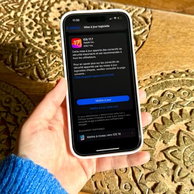 iPhone : à quoi sert la mise à jour iOS 17.7 ?