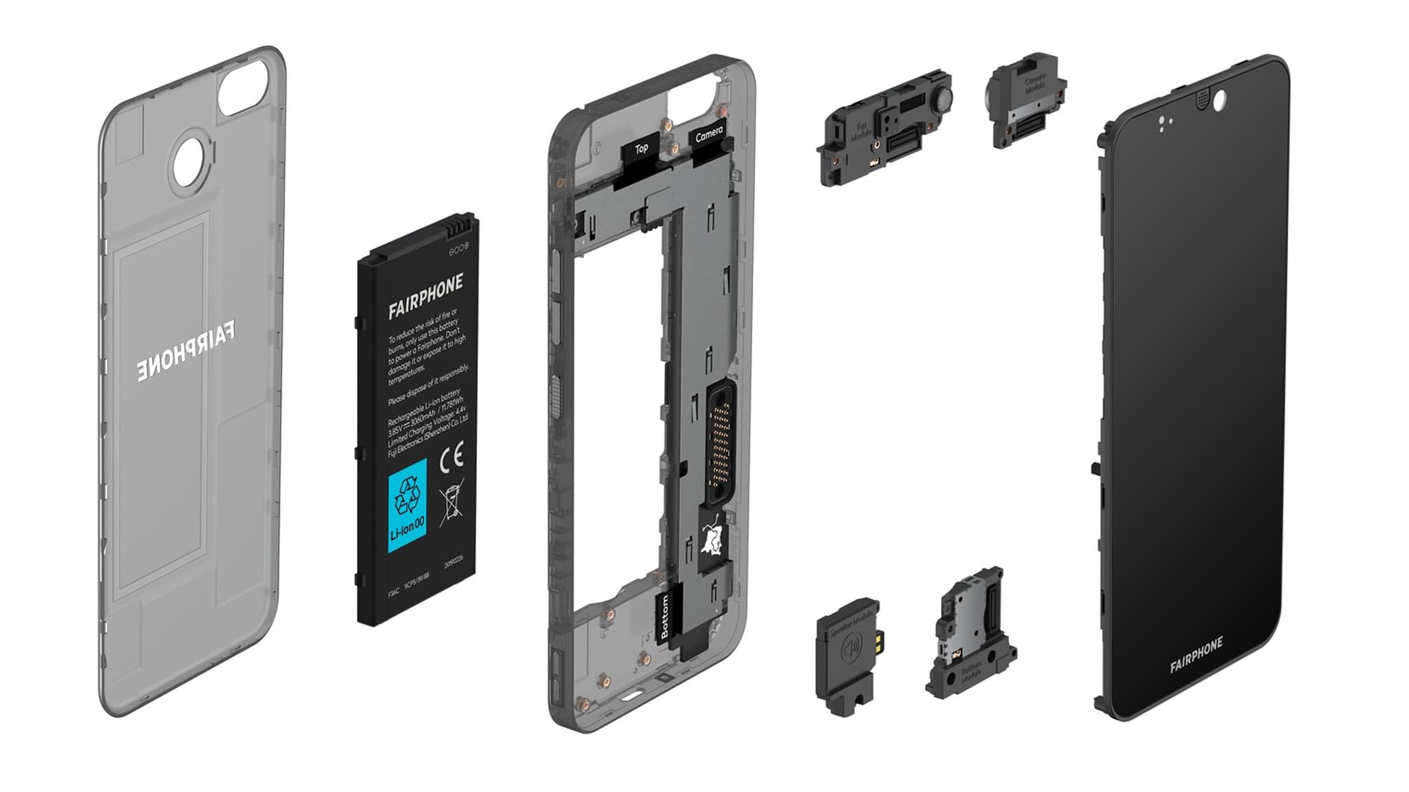 Le Fairphone 3 sous toutes les coutures. Le Fairphone 3 sous toutes les coutures.