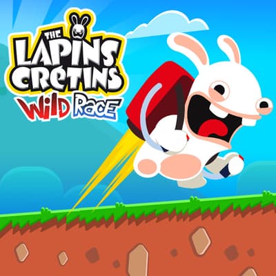 Faites la course en jet pack avec les Lapins Crétins sur SFR Jeux