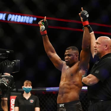 UFC : Ciryl Gane évoque sa rivalité avec Ngannou sur RMC Sport