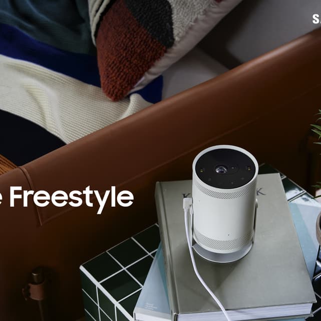 CES 2022 - Samsung présente The Freestyle, son nouveau vidéoprojecteur  portable
