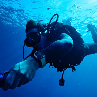 Avis aux plongeurs : l'app Oceanic+ est disponible sur l'Apple Watch Ultra