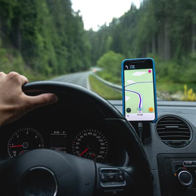 Peut-on utiliser le GPS de son smartphone au volant ?