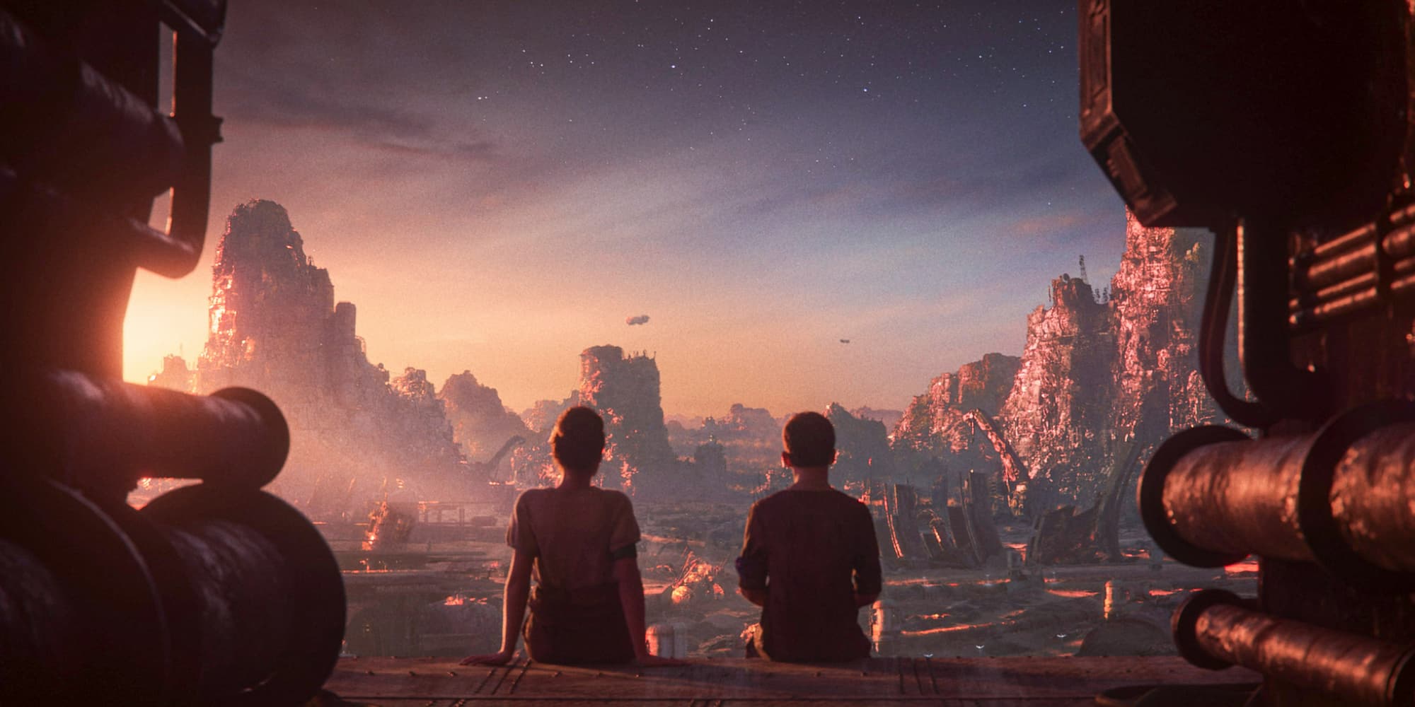 ''The Outer Worlds'' (photo) et un tas d'autres jeux vidéo ont le droit à leur adaptation dans ''Secret Level'', à voir sur Prime Video.