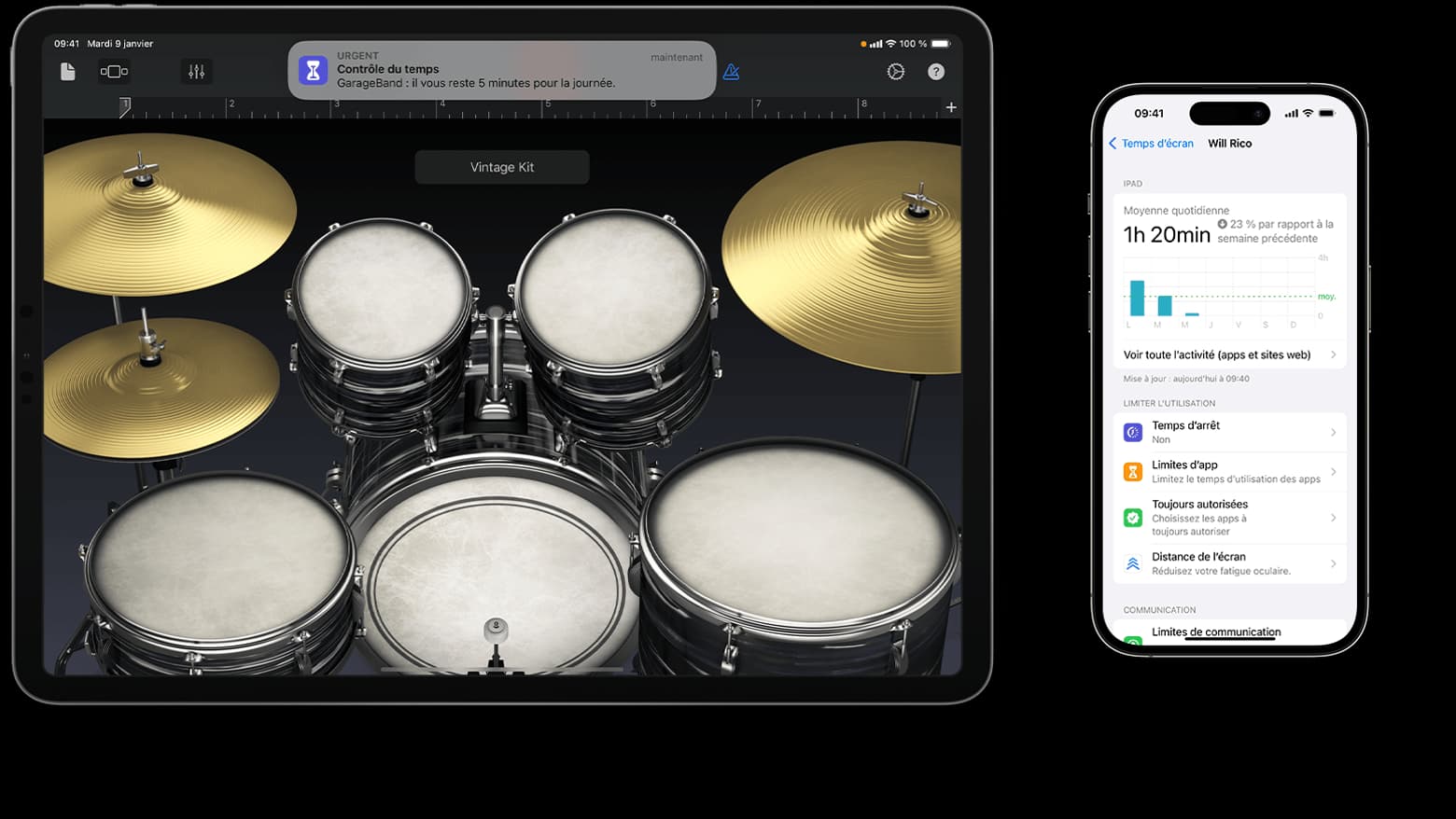 Gérez le temps d'utilisation sur votre smartphone avec la fonctionnalité Temps d'écran d'Apple.  Gérez le temps d'utilisation sur votre smartphone avec la fonctionnalité Temps d'écran d'Apple.