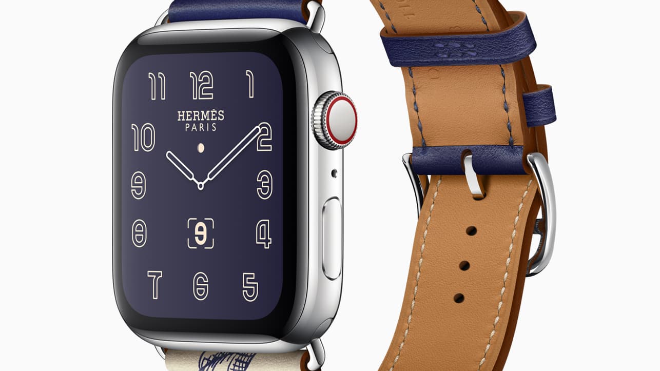 Un des quatre modèles d'Apple Watch Hermès Un des quatre modèles d'Apple Watch Hermès