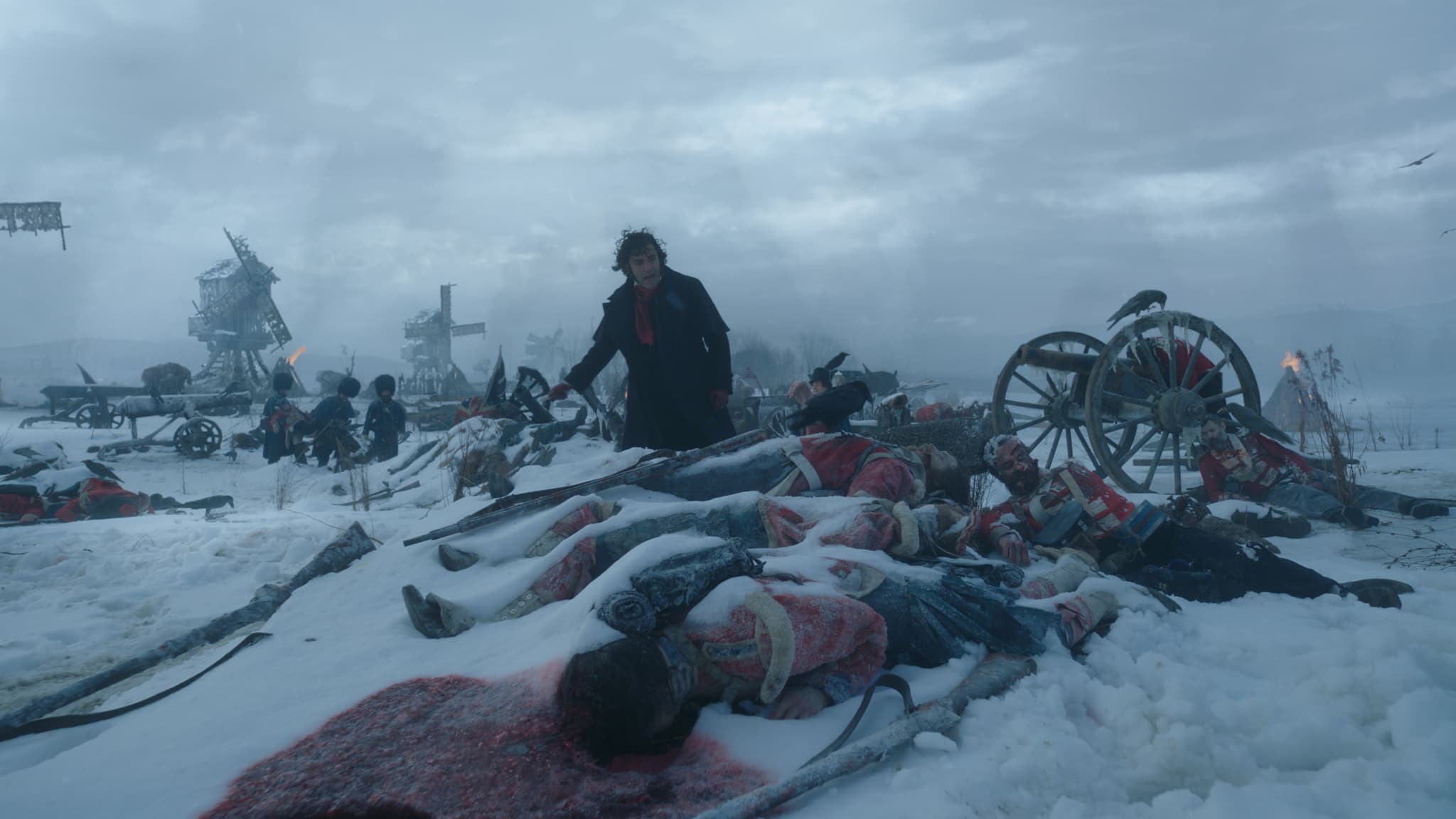 Victor Frankenstein et les corps mutilés des soldats. Victor Frankenstein et les corps mutilés des soldats.