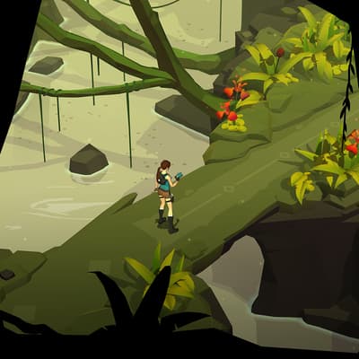 Déjouez les pièges mortels dans Lara Croft GO, disponible sur SFR Jeux Illimité !
