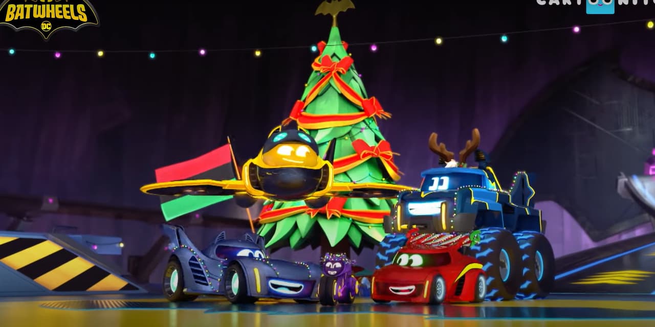 Embarquez pour une aventure de Noël avec les Batwheels sur Cartoonito ! 