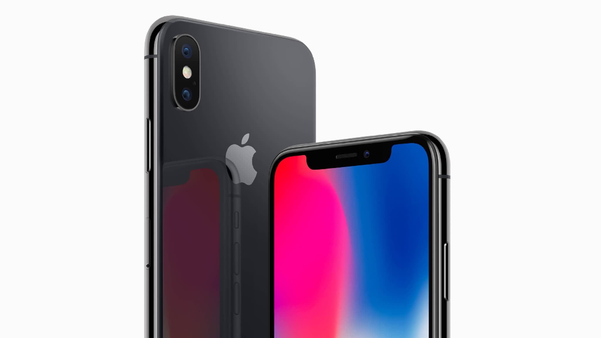 L'iPhone X, premier smartphone d'Apple plein écran.