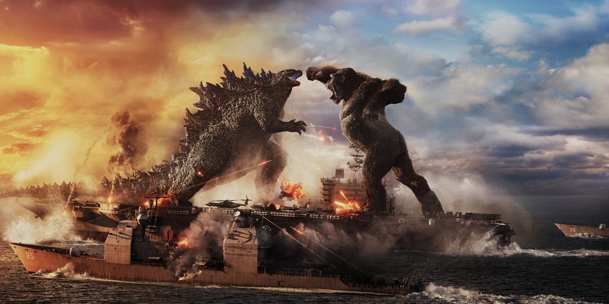 Kong et Godzilla s'affrontent enfin dans le film de l'année.