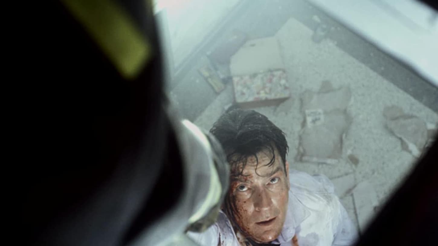 Charlie Sheen dans le film 11 septembre. Charlie Sheen dans le film 11 septembre.