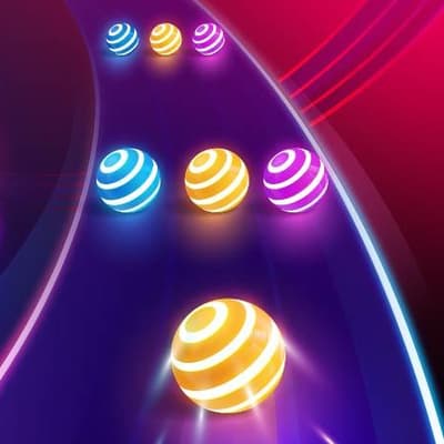 Vibrez sur Dancing Road : Color Ball Run !, disponible sur SFR Jeux illimité