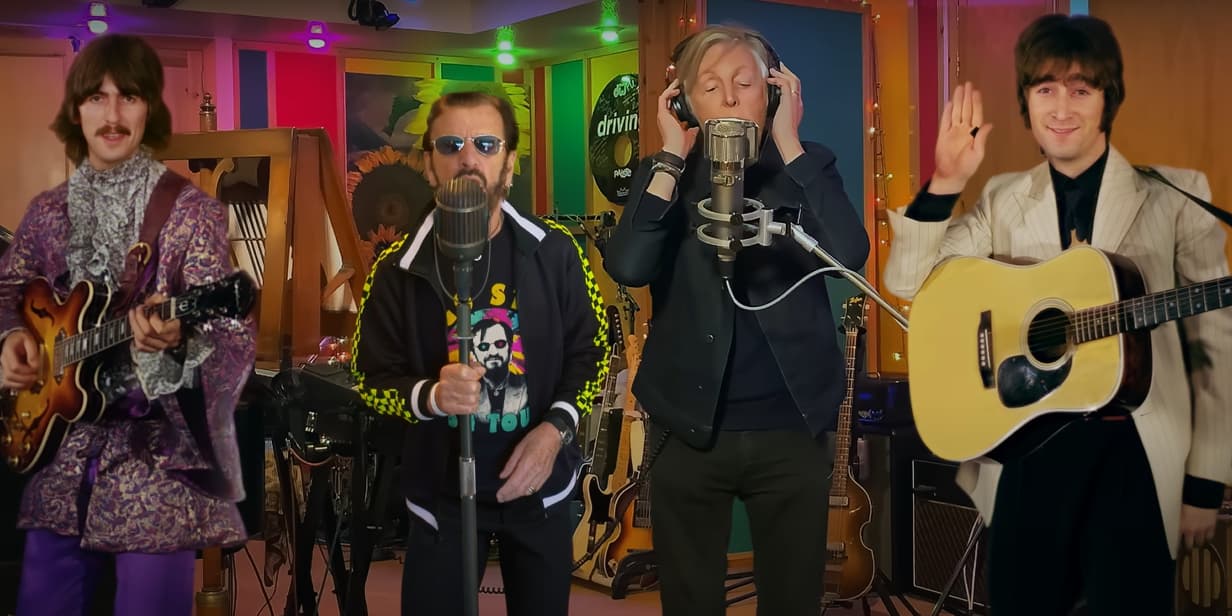 Les Beatles sont de retour le temps d'un nouveau titre, ''Now and Then'', partiellement réalisé à l'aide d'une IA. 