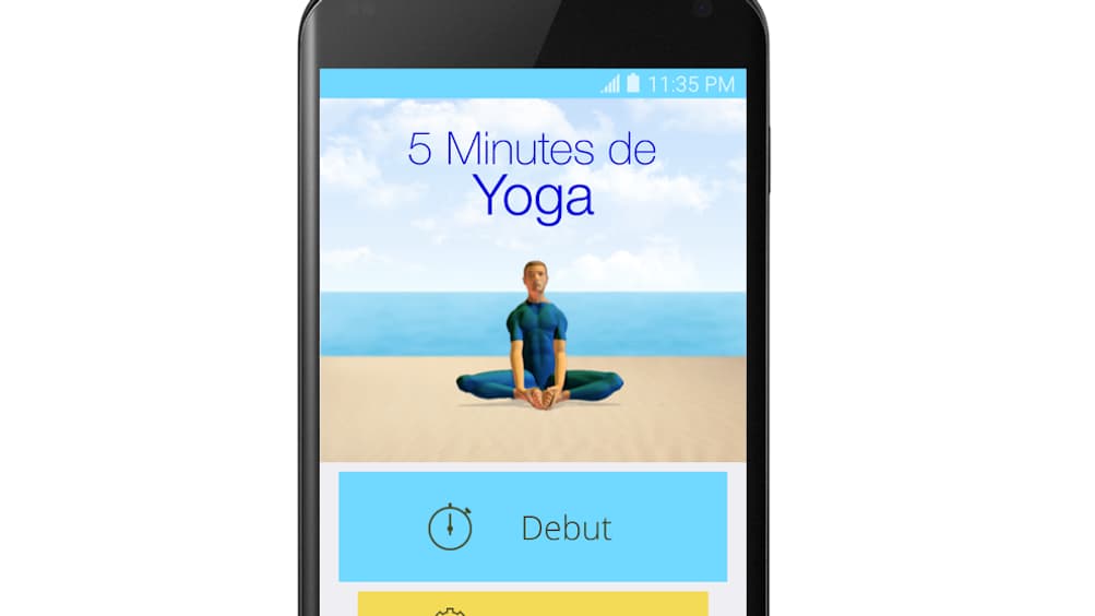 Seulement 5 petites minutes de yoga, pas plus ! Seulement 5 petites minutes de yoga, pas plus !