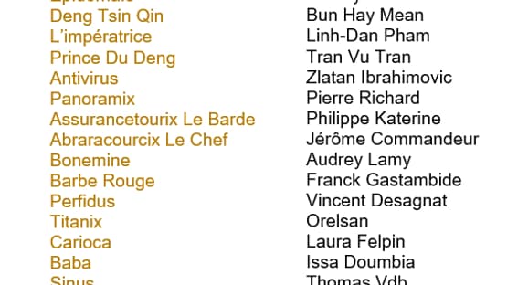 Le casting complet du film Astérix et Obélix : L'Empire du Milieu