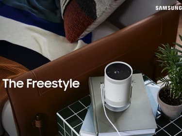 Zoom sur le projecteur nomade Samsung The Freestyle