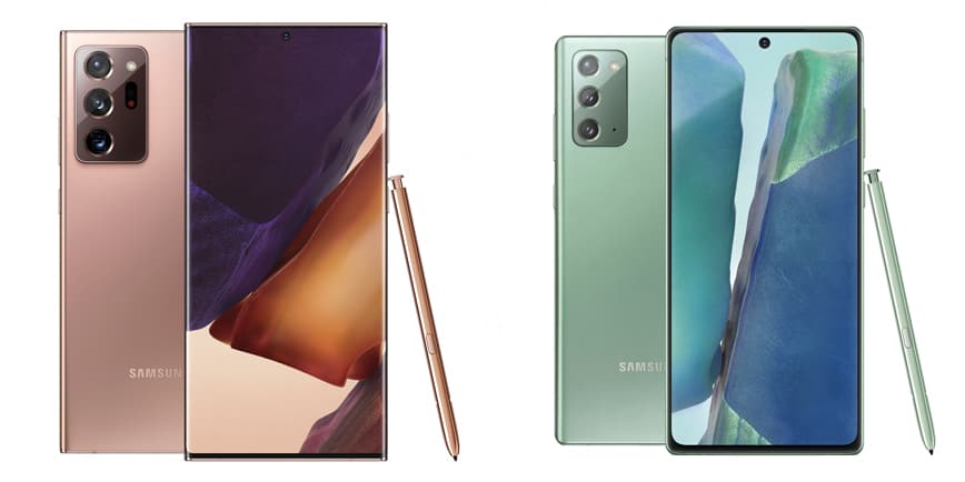 Les Galaxy Note20 et Note20+ sont disponibles chez SFR depuis septembre 2020.