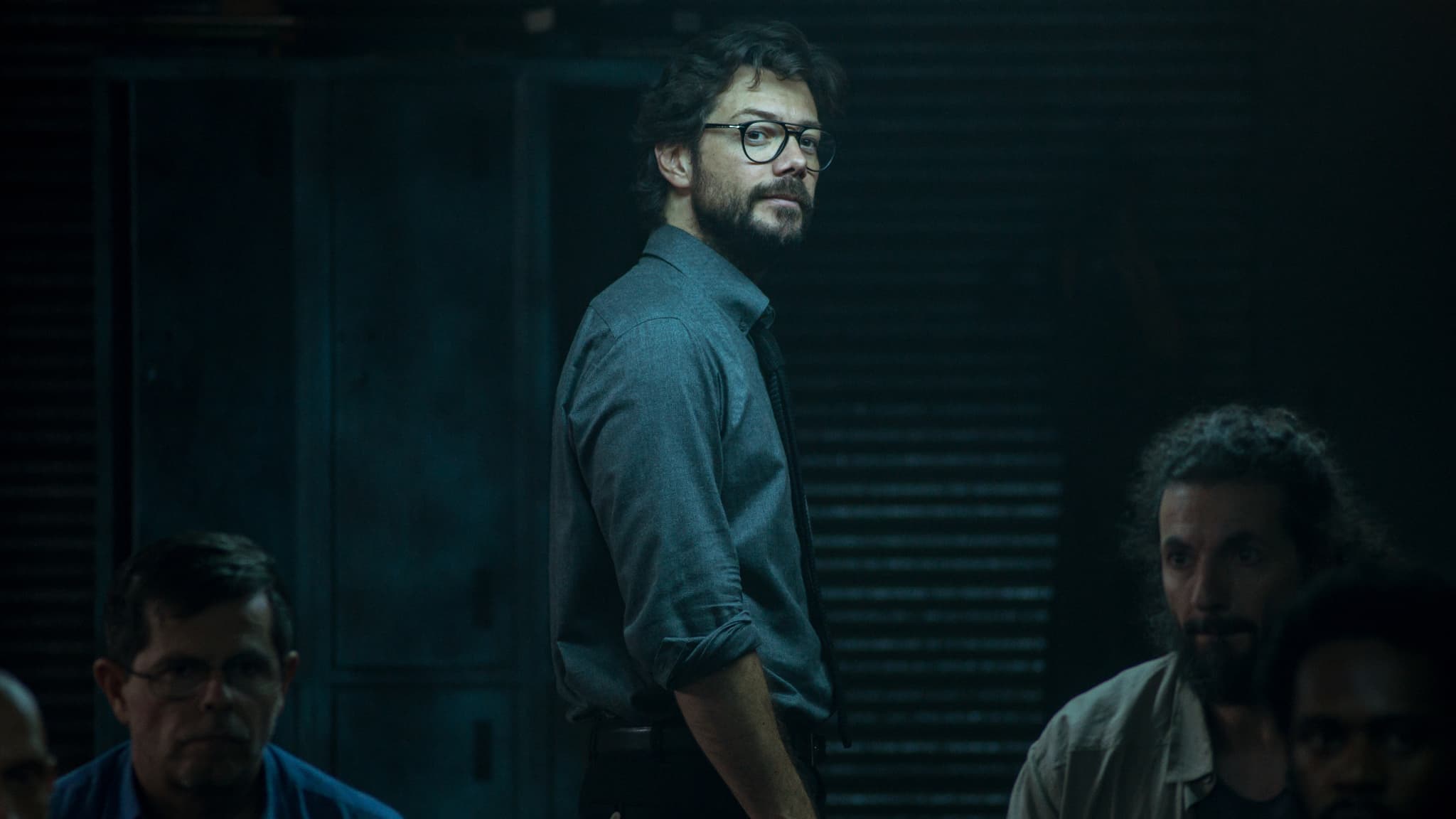 El Profesor, dans la saison 4 de la Casa de Papel, disponible sur Netflix depuis votre box SFR.